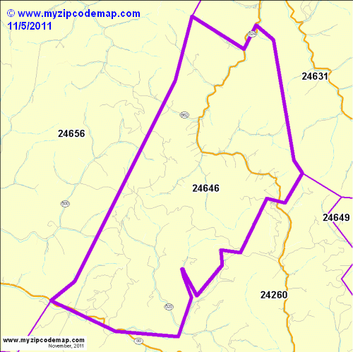 map of 24646