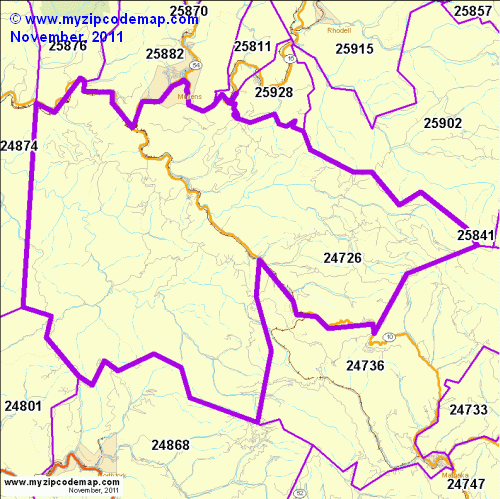 map of 24726