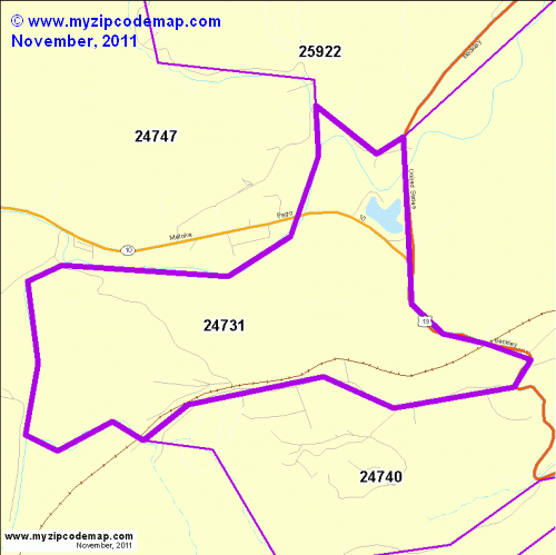 map of 24731