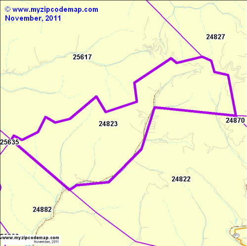 map of 24823
