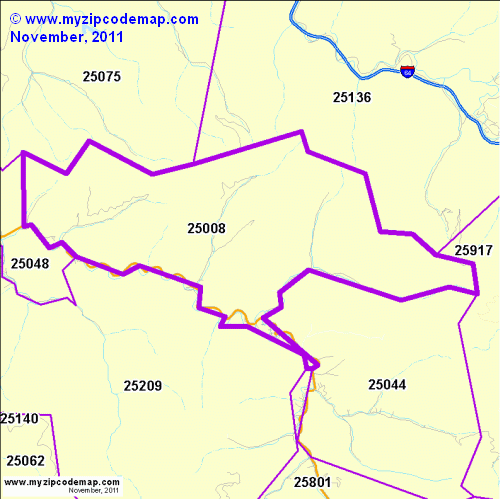 map of 25008