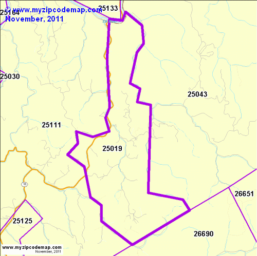 map of 25019