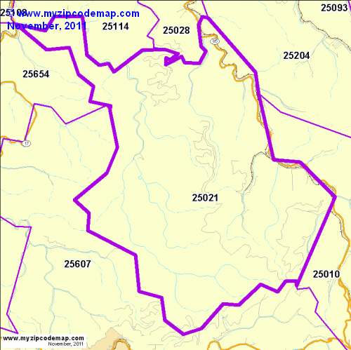 map of 25021