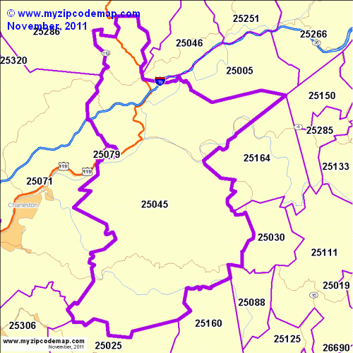 map of 25045