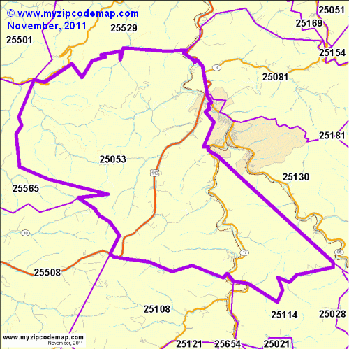 map of 25053