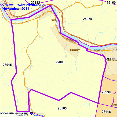 map of 25083