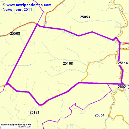 map of 25108