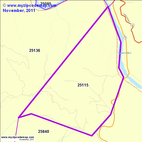 map of 25115