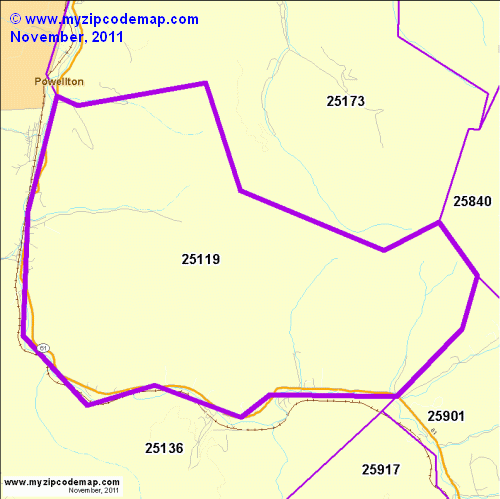 map of 25119