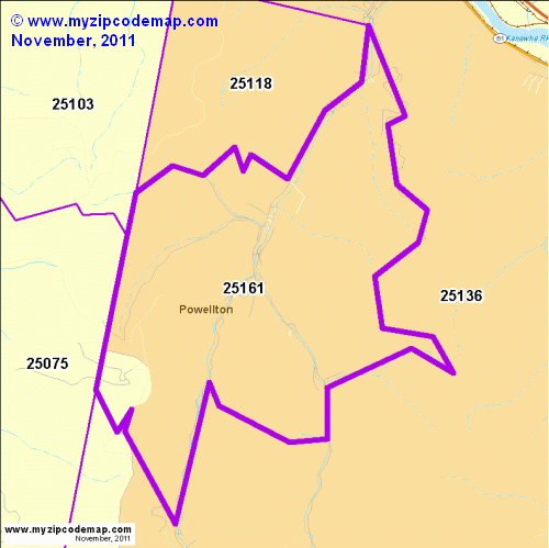 map of 25161