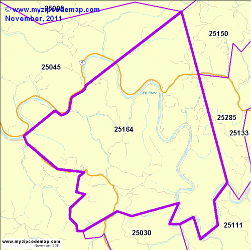 map of 25164