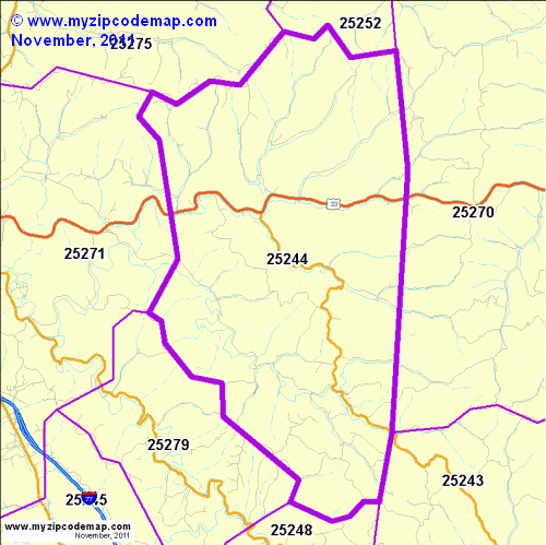 map of 25244