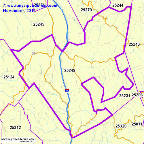 map of 25248