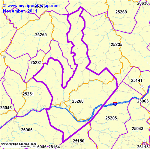 map of 25266