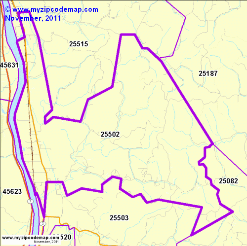 map of 25502