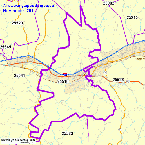 map of 25510