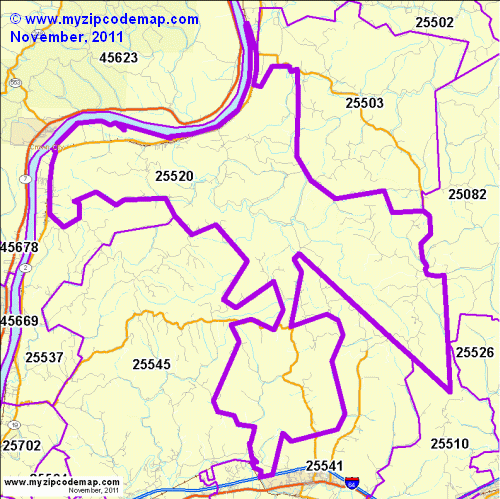 map of 25520
