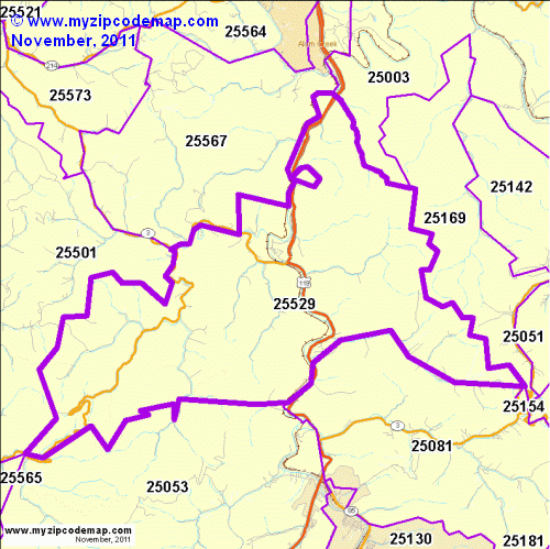 map of 25529