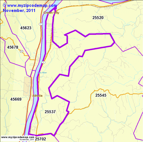 map of 25537