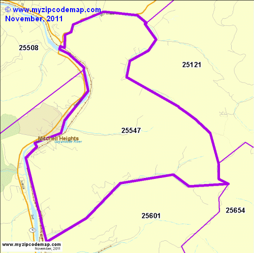 map of 25547