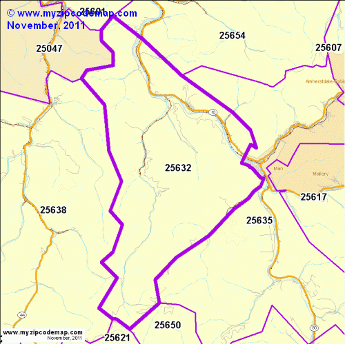 map of 25632