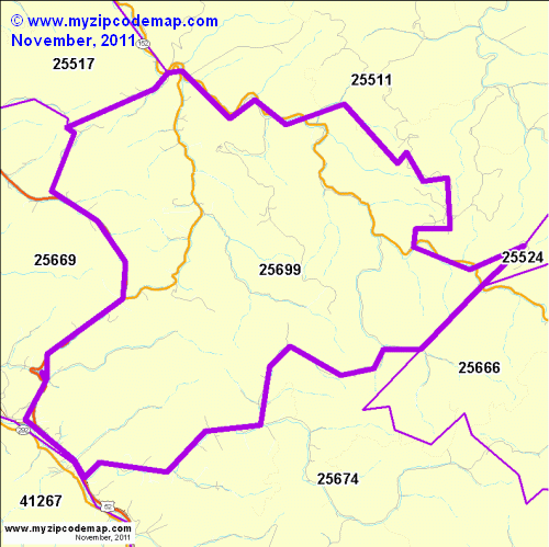 map of 25699