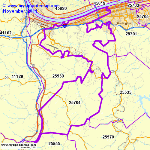 map of 25704