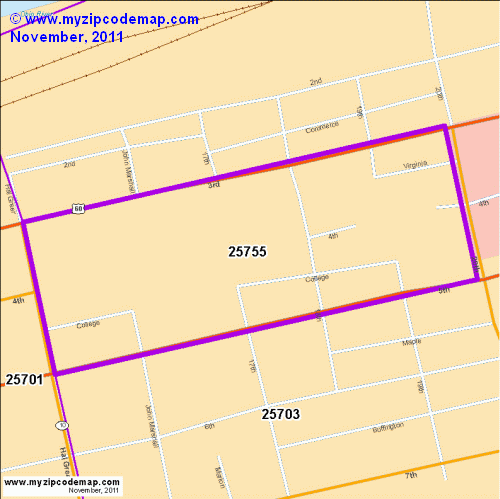 map of 25755