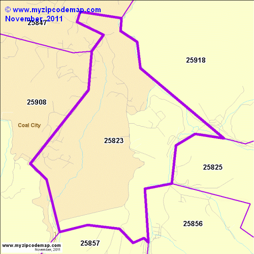 map of 25823