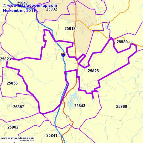 map of 25825