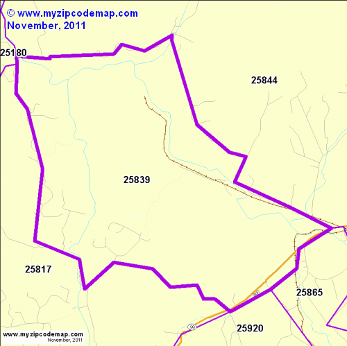 map of 25839