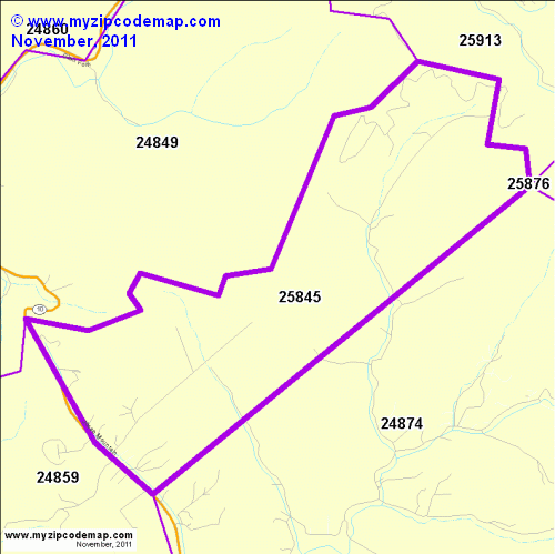 map of 25845