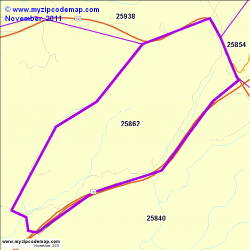 map of 25862