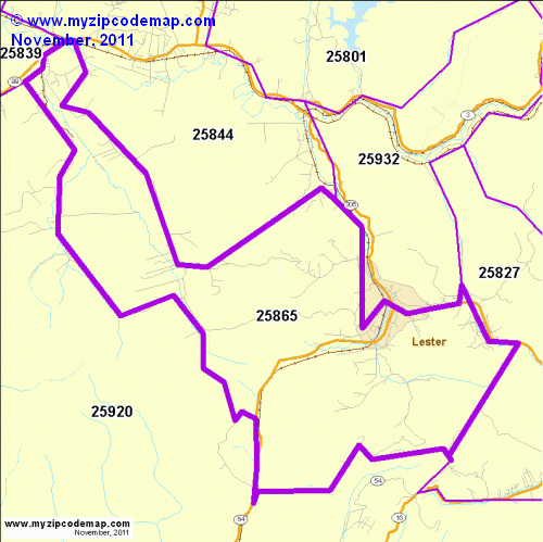 map of 25865