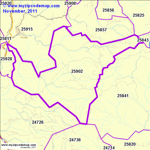 map of 25902