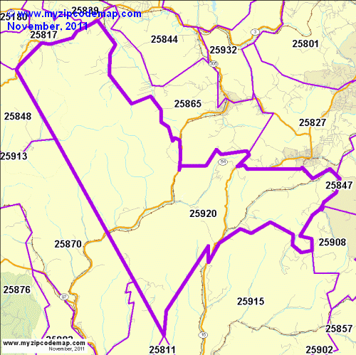 map of 25920