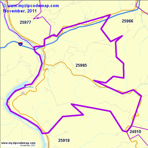 map of 25985