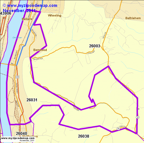 map of 26031