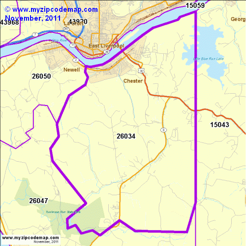 map of 26034