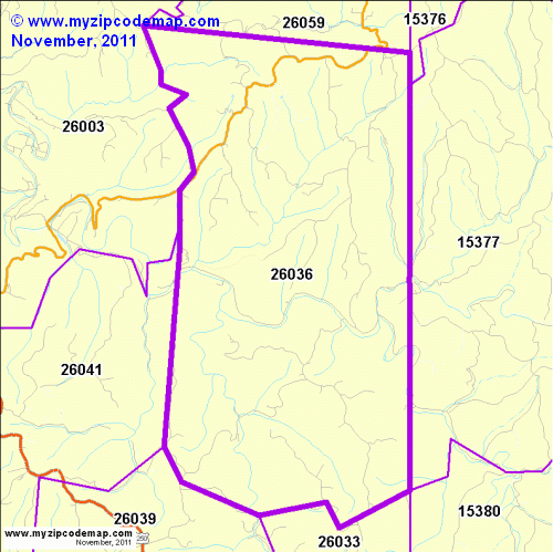 map of 26036