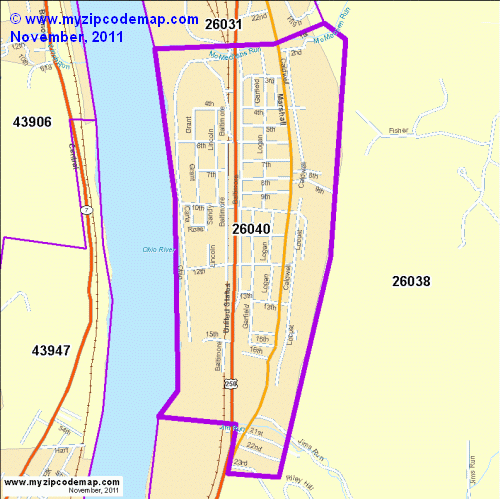 map of 26040