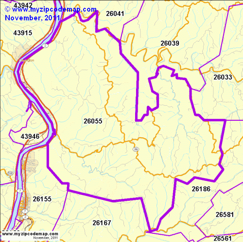 map of 26055