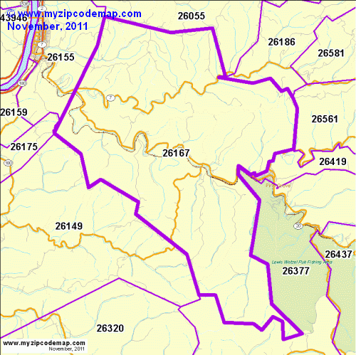 map of 26167