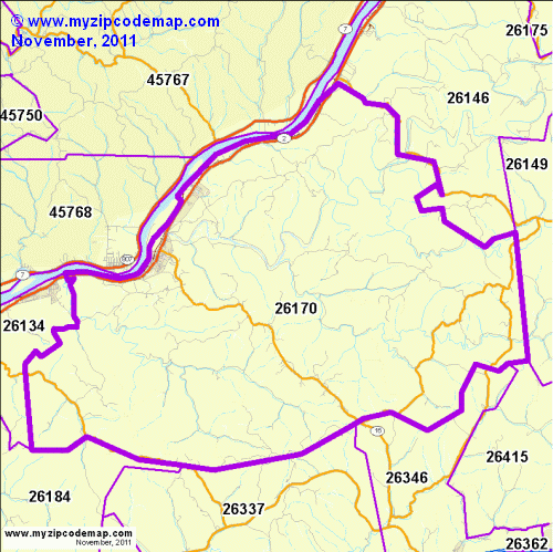 map of 26170