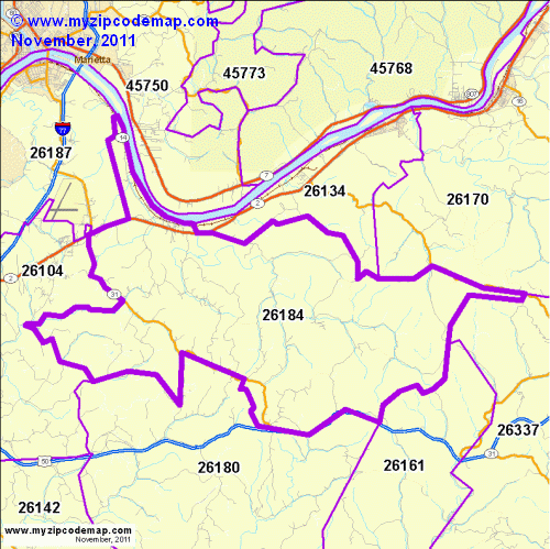 map of 26184