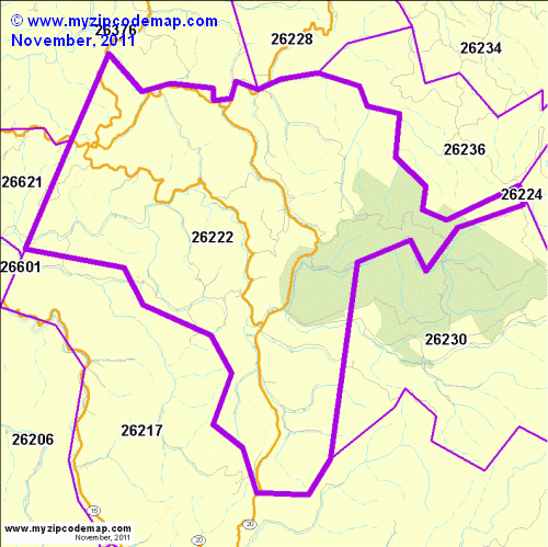 map of 26222