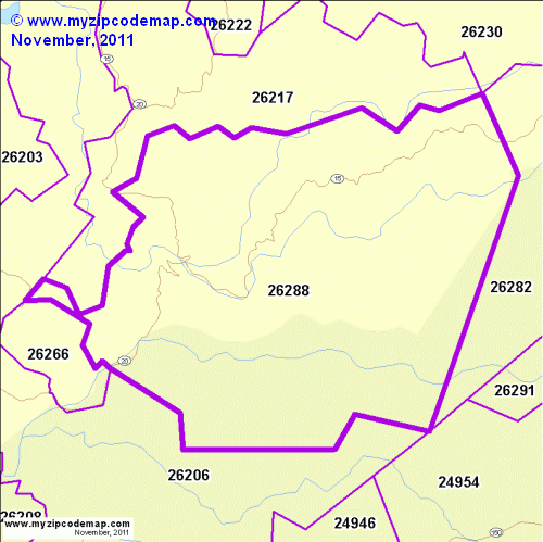 map of 26288