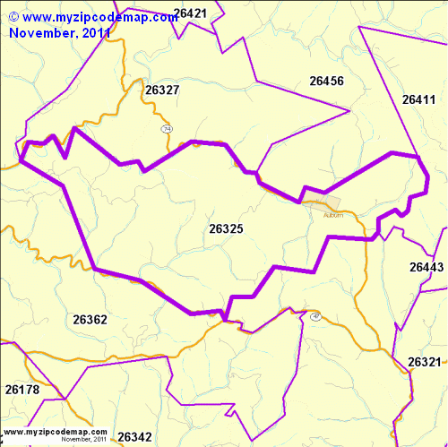 map of 26325