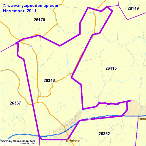 map of 26346