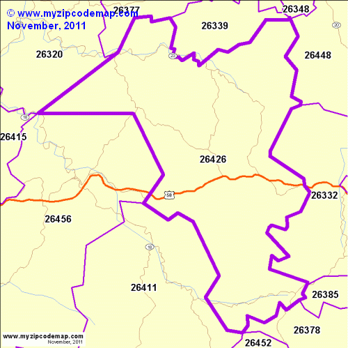 map of 26426